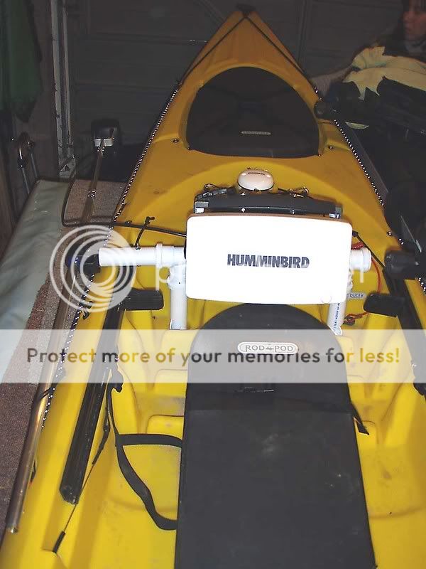 Side Imaging Sonar on a kayak Dizzyfish Kayak Fishing